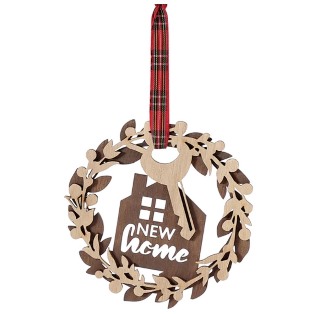 NEW Charming ‘New Home’ Wreath Ornament Christmas Tree